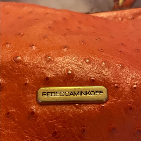 Rebecca Minkoff Ostrich Sachel Bag - Picture 9 of 12